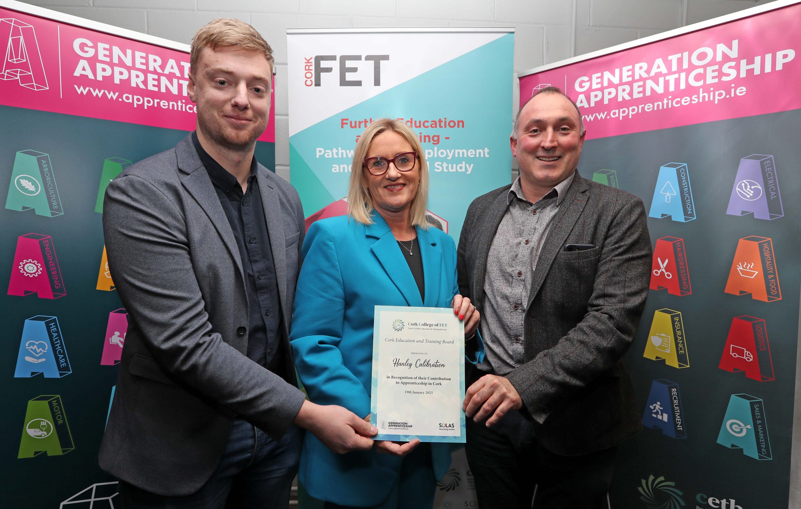 Celebration of Apprenticeship in Cork ETB Hanley
